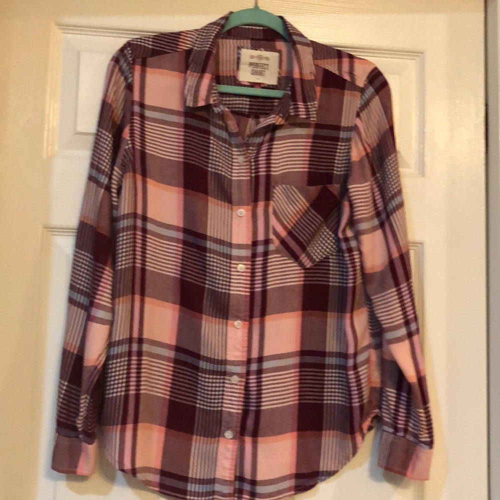 Perfect shirt flannel button down long sleeve